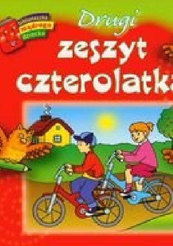 Okładka książki drugi zeszyt czterolatka. biblioteczka mądrego dziecka